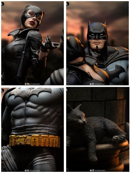 DC Comics - Batman and Catwoman Diaroma 1/6 Art Scale Limited Edition Heykel