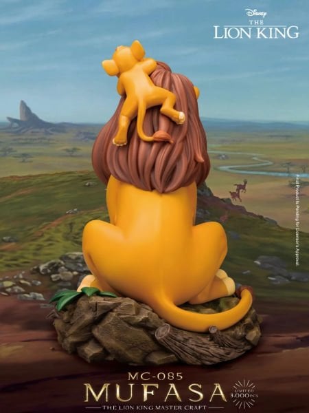 Lion King - Mufasa and Simba Master Craft Series Limited Edition Heykel