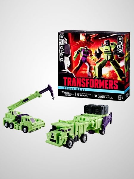 Transformers Studio Series Constructicon Long Haul & Constructicon Hook (The Transformers: The Movie) İkili Aksiyon Figürü
