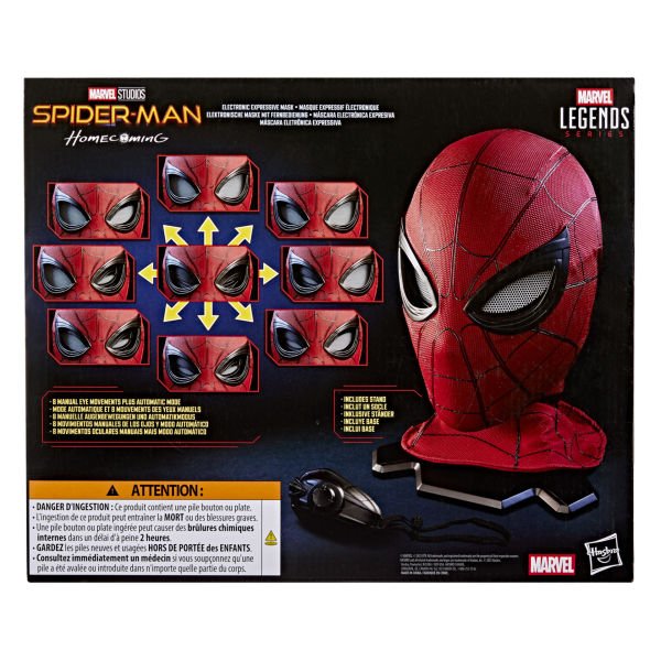 MARVEL SPIDER-MAN coming マスク Marvel Legends Spider-Man Expressive Elektronik Maske (Spider-Man