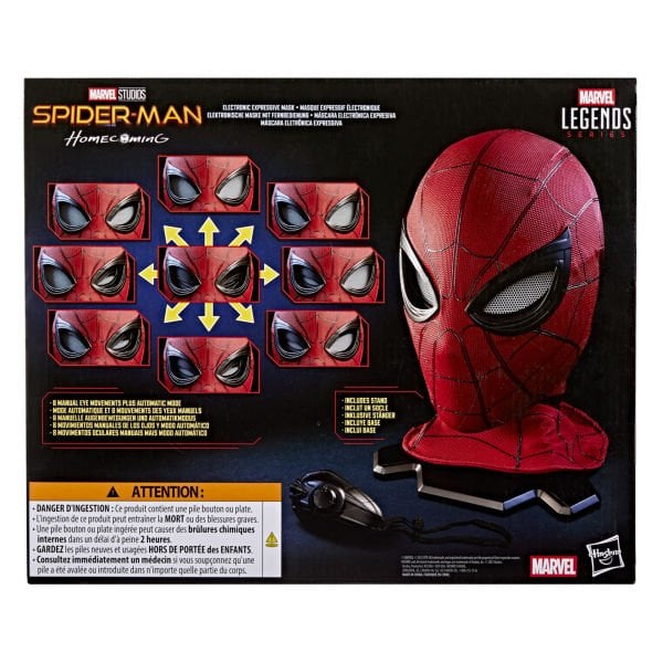 Marvel Legends Spider-Man Expressive Elektronik Maske (Spider-Man: Homecoming)