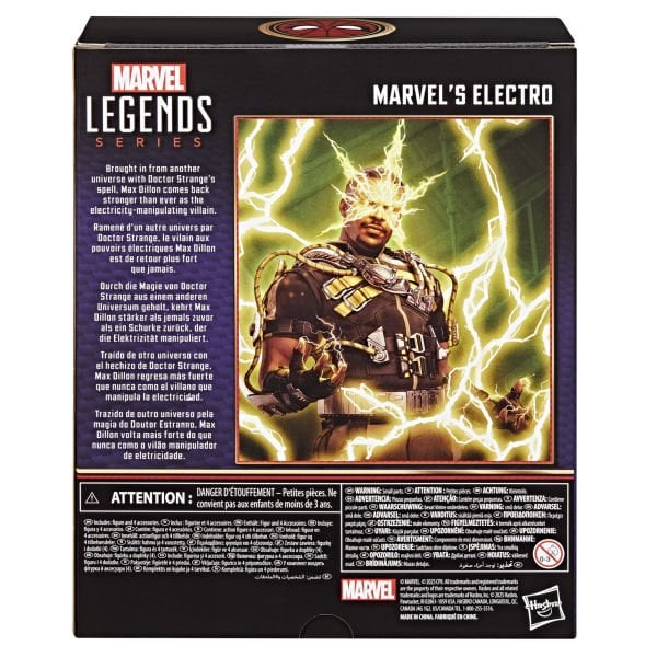 Marvel Legends Marvel’s Electro Deluxe (Spider-Man: No Way Home) Aksiyon Figürü