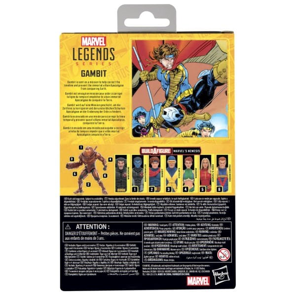 Marvel Legends Gambit (X-Men Comics) Aksiyon Figürü