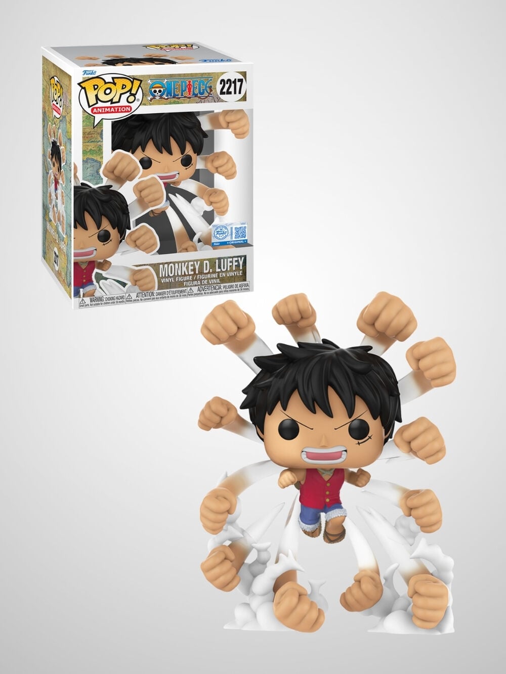 One Piece - Monkey D. Luffy (Gum Gum Gatling) (Special Edition) Premium Funko Pop! Animation Figür #2217