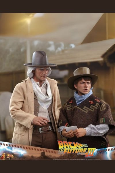 Back To The Future 3 - Marty McFly & Doc Brown 1/6th Scale Koleksiyon Figür Seti