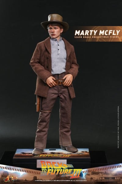 Back To The Future 3 - Marty McFly & Doc Brown 1/6th Scale Koleksiyon Figür Seti
