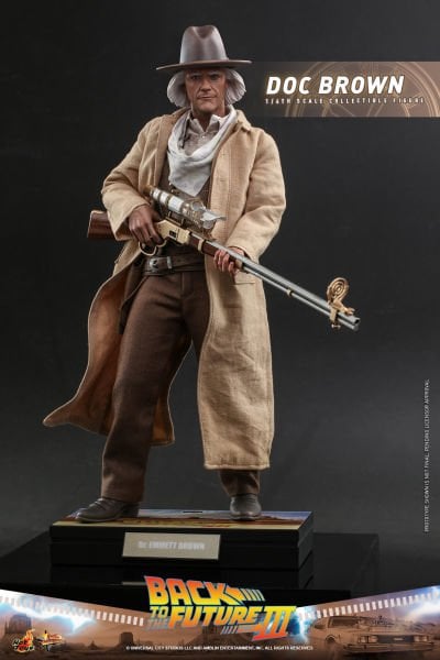 Back To The Future 3 - Marty McFly & Doc Brown 1/6th Scale Koleksiyon Figür Seti