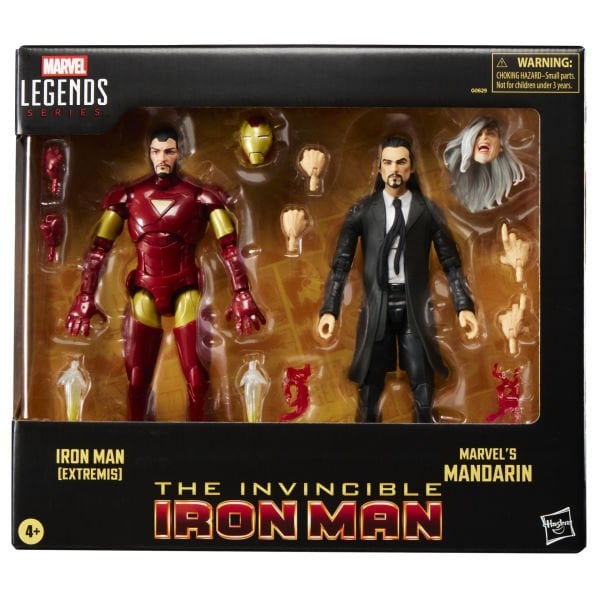 Marvel Legends Iron Man (Extremis) and Marvel’s Mandarin (Avengers Comics) İkili Aksiyon Figür Seti