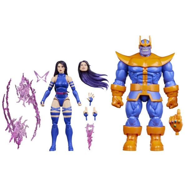 Marvel Legends Gamerverse Psylocke vs Thanos (Retro Video Game