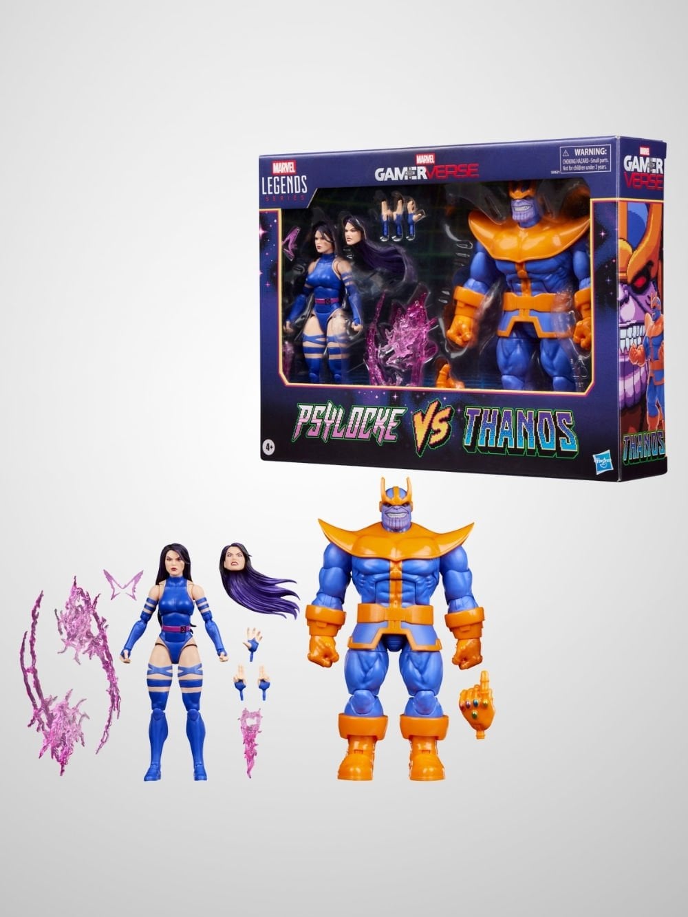 アメコミ MARVEL GAMERVERSE PSYLOCKE vs THANOS Marvel Legends Gamerverse Psylocke vs Thanos (Retro Video Game