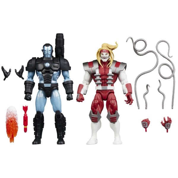 Marvel Legends Gamerverse Marvel's War Machine vs Marvel's Omega Red (Retro Video Game) İkili Aksiyon Figür Seti