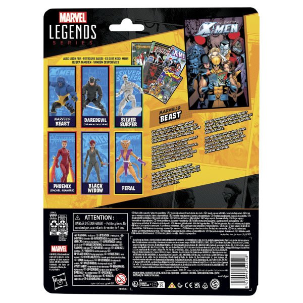 Marvel Legends Marvel's Beast (X-Men Comics) Aksiyon Figürü, Çizgi