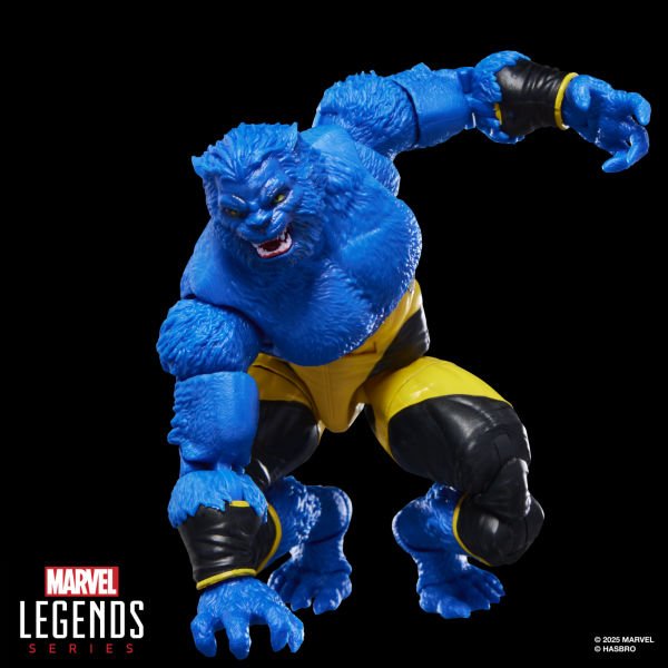 Marvel Legends Marvel's Beast (X-Men Comics) Aksiyon Figürü, Çizgi Roman Aksesuarlı