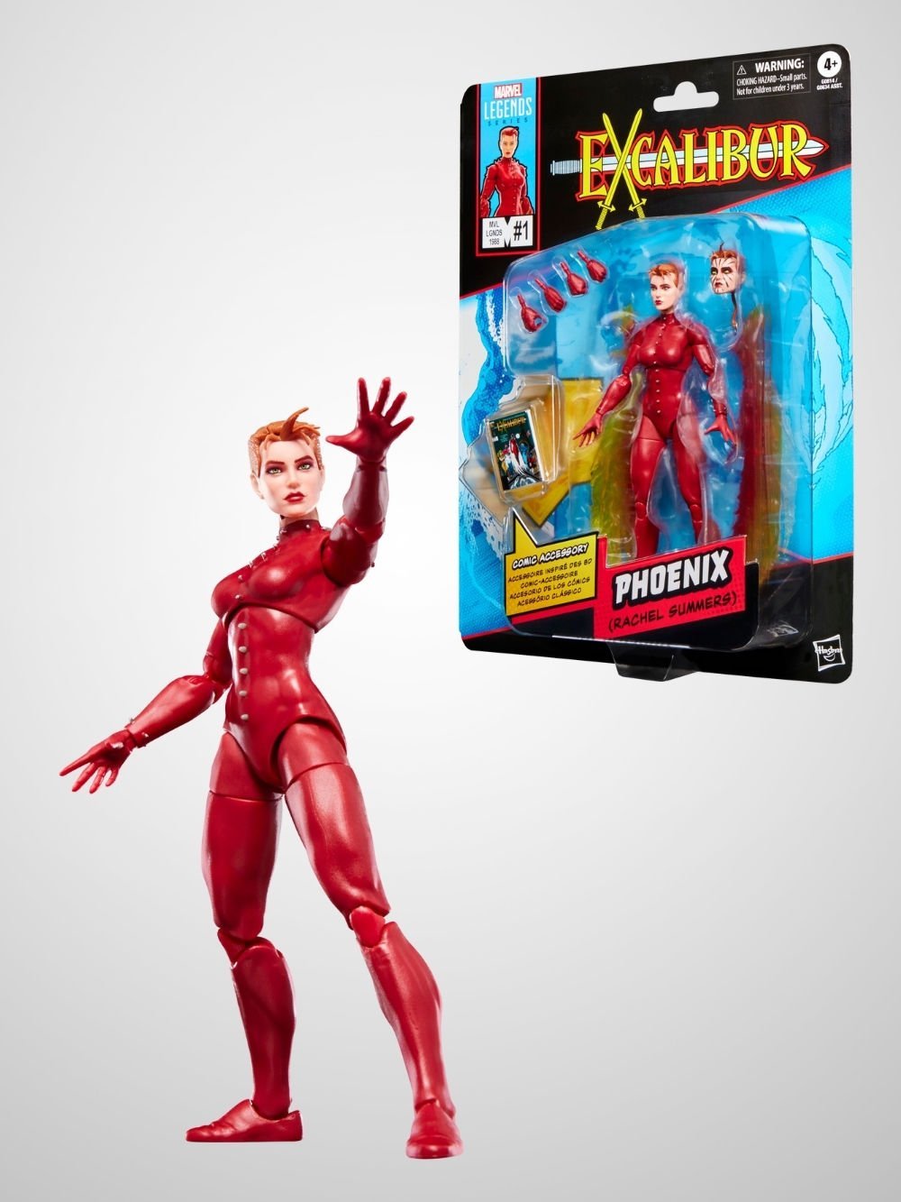 Marvel Legends Phoenix (Rachel Summers), (X-Men Comics) Aksiyon Figürü, Çizgi Roman Aksesuarlı