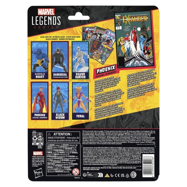 Marvel Legends Phoenix (Rachel Summers), (X-Men Comics) Aksiyon Figürü, Çizgi Roman Aksesuarlı
