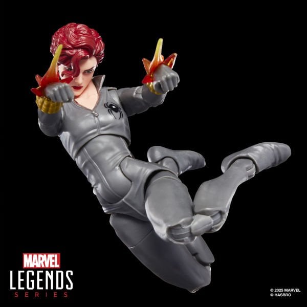 Marvel Legends Black Widow (X-Men & Avengers Comics) Aksiyon Figürü, Çizgi Roman Aksesuarlı