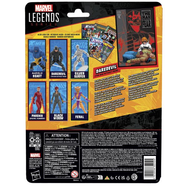 Marvel Legends Daredevil (The Man Without Fear Comics) Aksiyon Figürü, Çizgi Roman Aksesuarlı