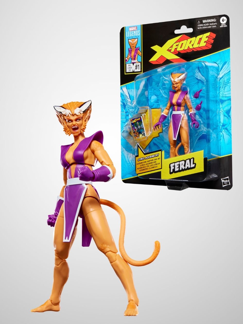 Marvel Legends Feral (X-Men Comics) Aksiyon Figürü, Çizgi Roman
