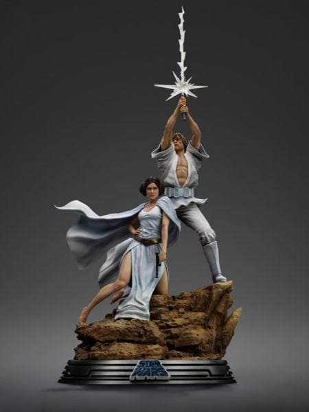 Star Wars - Luke and Leia Deluxe 1/10 Art Scale Limited Edition Heykel