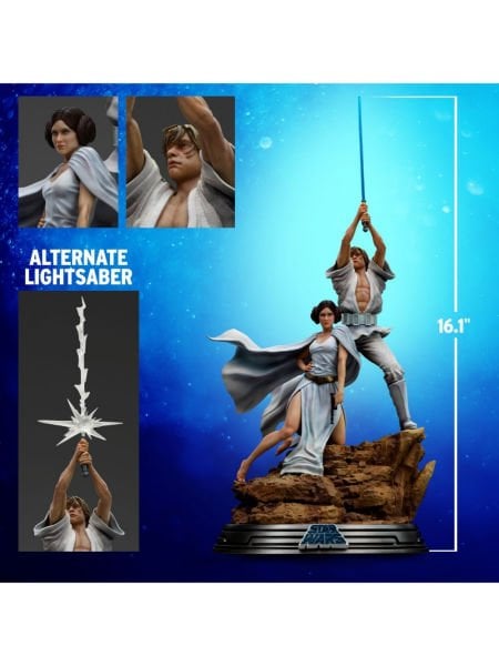 Star Wars - Luke and Leia Deluxe 1/10 Art Scale Limited Edition Heykel
