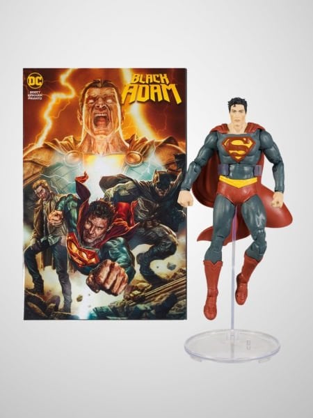 DC Comics Black Adam - Superman Aksiyon Figürü, Özel Çizgi Roman Dahil