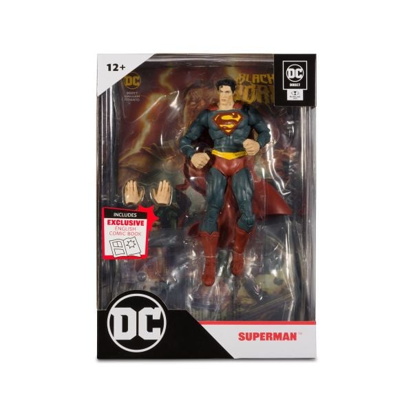 DC Comics Black Adam - Superman Aksiyon Figürü, Özel Çizgi Roman Dahil