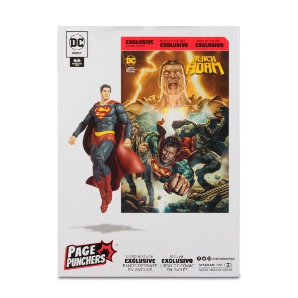 DC Comics Black Adam - Superman Aksiyon Figürü, Özel Çizgi Roman Dahil