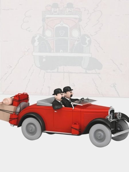 Tintin - The Roadster Peugeot 201 (La 201 Cabriolet) 1/24 Scale Diecast Model Araç (No.56)
