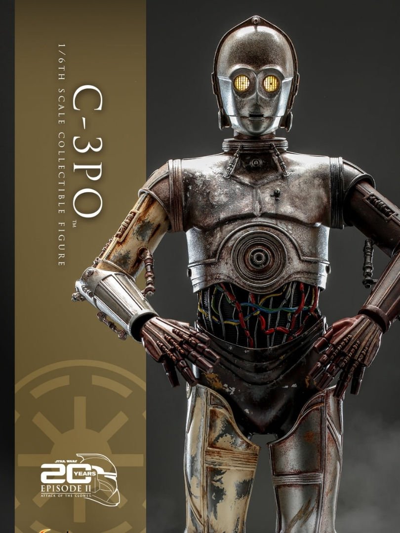 Star Wars: Attack Of The Clones - C-3PO 1/6 Scale Diecast