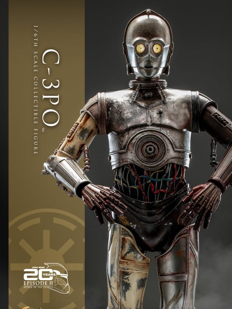 Star Wars: Attack Of The Clones - C-3PO 1/6 Scale Diecast Koleksiyon Figürü