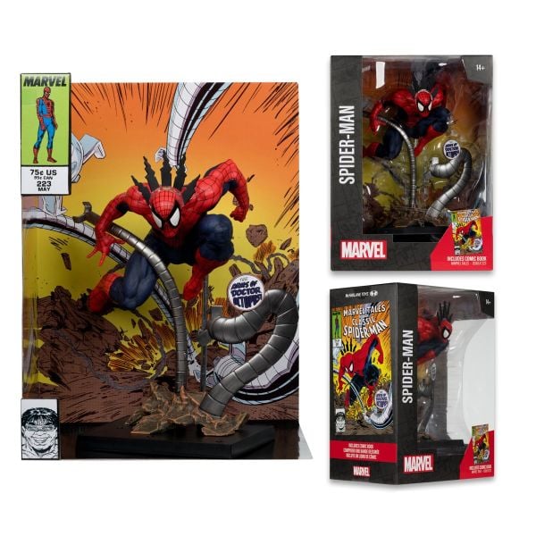 Marvel Comics - Spider-Man (Marvel Tales #223) 1/6 Scale Heykel (Çizgi Roman Dahil)