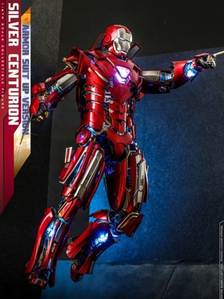 Iron Man 3 - Silver Centurion (Armor Suit Up Version) 1/6 Scale Diecast Koleksiyon Figürü