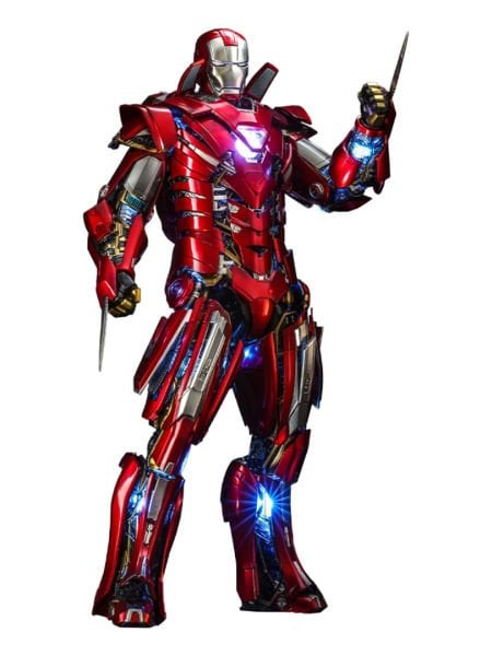 Iron Man 3 - Silver Centurion (Armor Suit Up Version) 1/6 Scale Diecast Koleksiyon Figürü