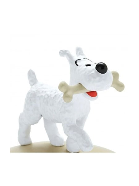 Tintin - Snowy With A Bone (Milou Os) Figür