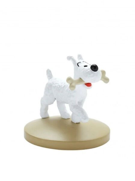 Tintin - Snowy With A Bone (Milou Os) Figür