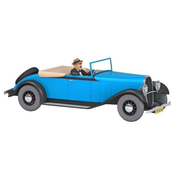Tintin - The Oldsmobile Convertible (La décapotable de Gibbons) 1/24 Scale Diecast Model Araç (No.46)