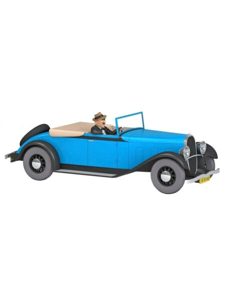 Tintin - The Oldsmobile Convertible (La décapotable de Gibbons) 1/24 Scale Diecast Model Araç (No.46)