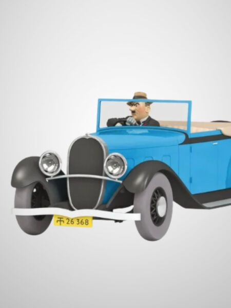Tintin - The Oldsmobile Convertible (La décapotable de Gibbons) 1/24 Scale Diecast Model Araç (No.46)
