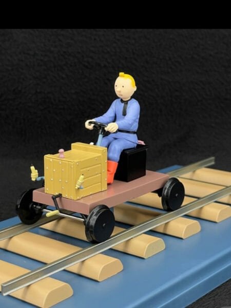 Tintin - The Draisine Engine (La Draisine à Moteur) 1/24 Scale Diecast Model Araç (No.59)