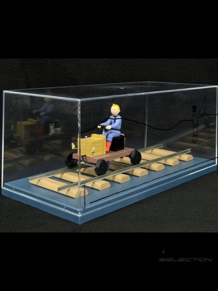 Tintin - The Draisine Engine (La Draisine à Moteur) 1/24 Scale Diecast Model Araç (No.59)