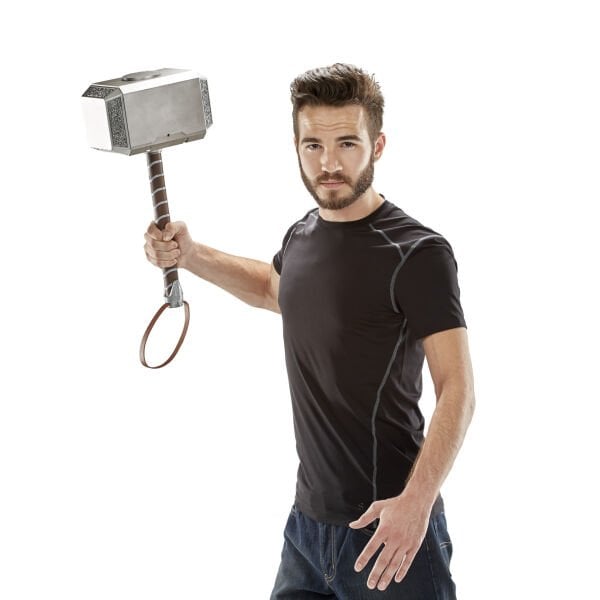 Marvel Legends Thor Mjolnir Premium Elektronik Hammer, Ses ve Işık Efektli
