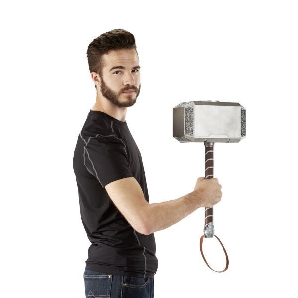 Marvel Legends Thor Mjolnir Premium Elektronik Hammer, Ses ve Işık Efektli