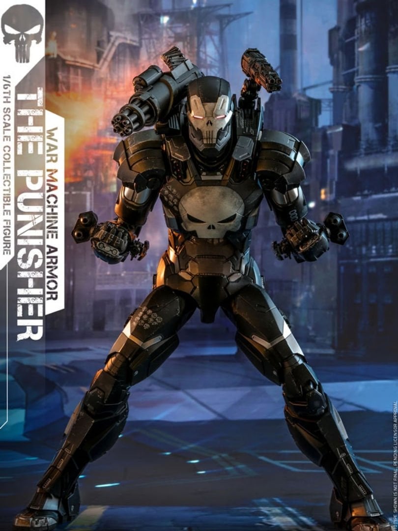 Marvel Future Fight - The Punisher (War Machine Armor) 1/6 Scale Diecast Koleksiyon Figürü