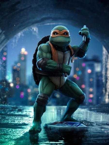 Teenage Mutant Ninja Turtles (1990) - Michelangelo 1/10 Art Scale Limited Edition Heykel