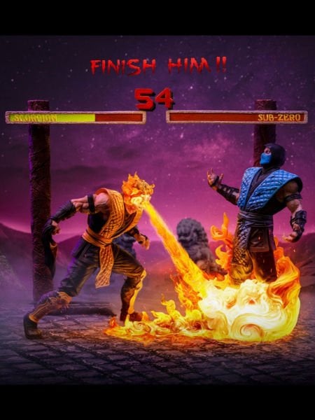 Mortal Kombat - Fatality Scorpion vs Sub-Zero Deluxe 1/10 Art Scale Limited Edition Heykel