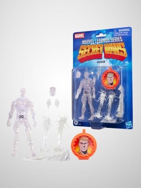 Marvel Legends Secret Wars Ice Man (X-Men Retro Marvel Comics) Aksiyon Figürü