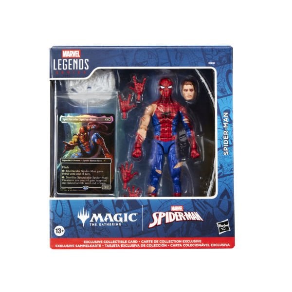 Marvel Legends Magic: The Gathering Battle-Damaged Spider-Man Aksiyon Figürü