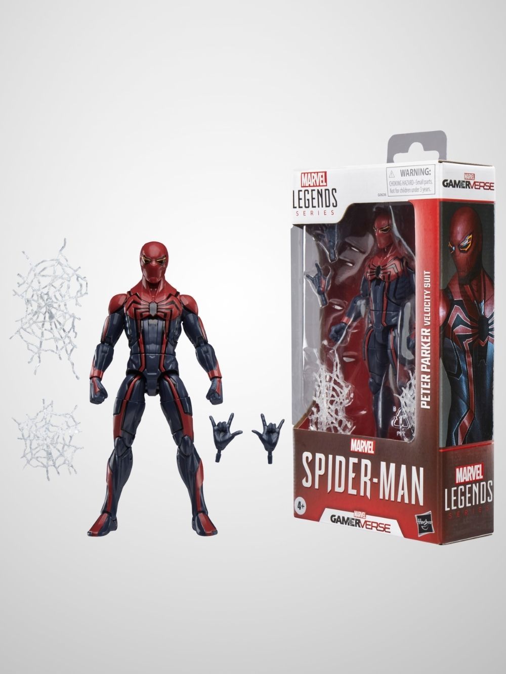 Marvel Legends Gamerverse Velocity Suit Peter Parker (Spider-Man Video Game) Aksiyon Figürü