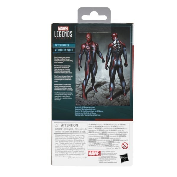 Marvel Legends Gamerverse Velocity Suit Peter Parker (Spider-Man Video Game) Aksiyon Figürü