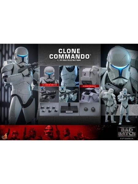 Star Wars: The Bad Batch - Clone Commando 1/6 Scale Koleksiyon Figürü